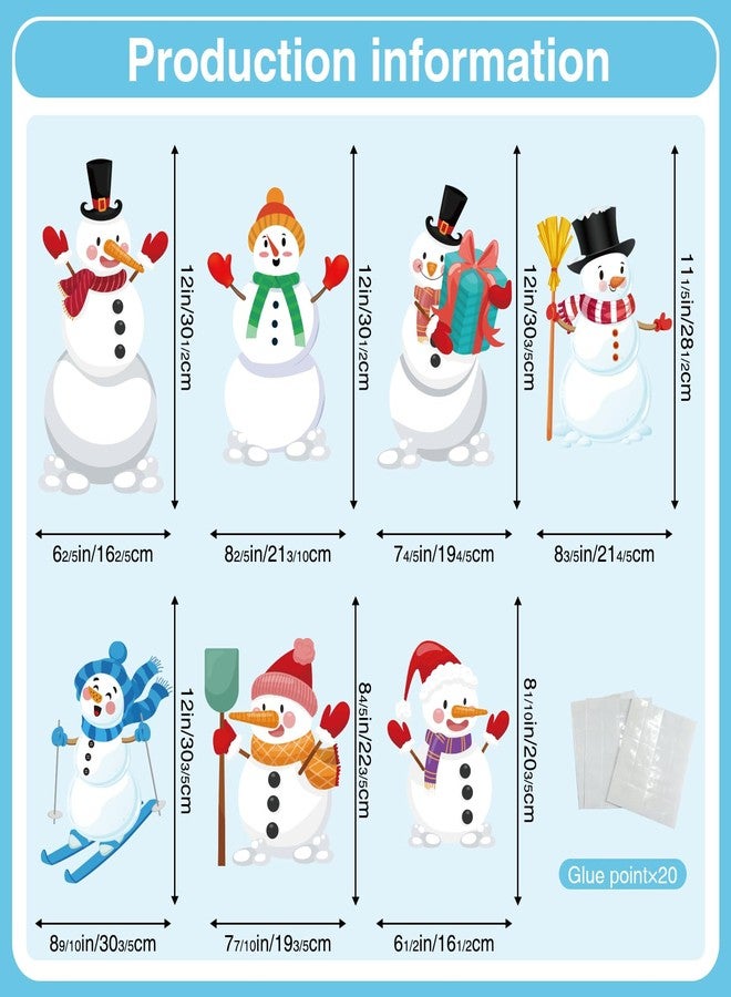 Biswiter 65Pcs Winter Bulletin Board Decorations, Winter Party Decorations, Let It Snow Classroom Decor, Holiday Decorations for School Bulletin Board - Image 3